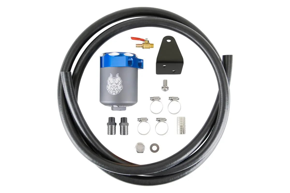 Sinister Diesel | 2008-2010 Ford Super Duty 6.4L Power Stroke Billet Catch Can 1