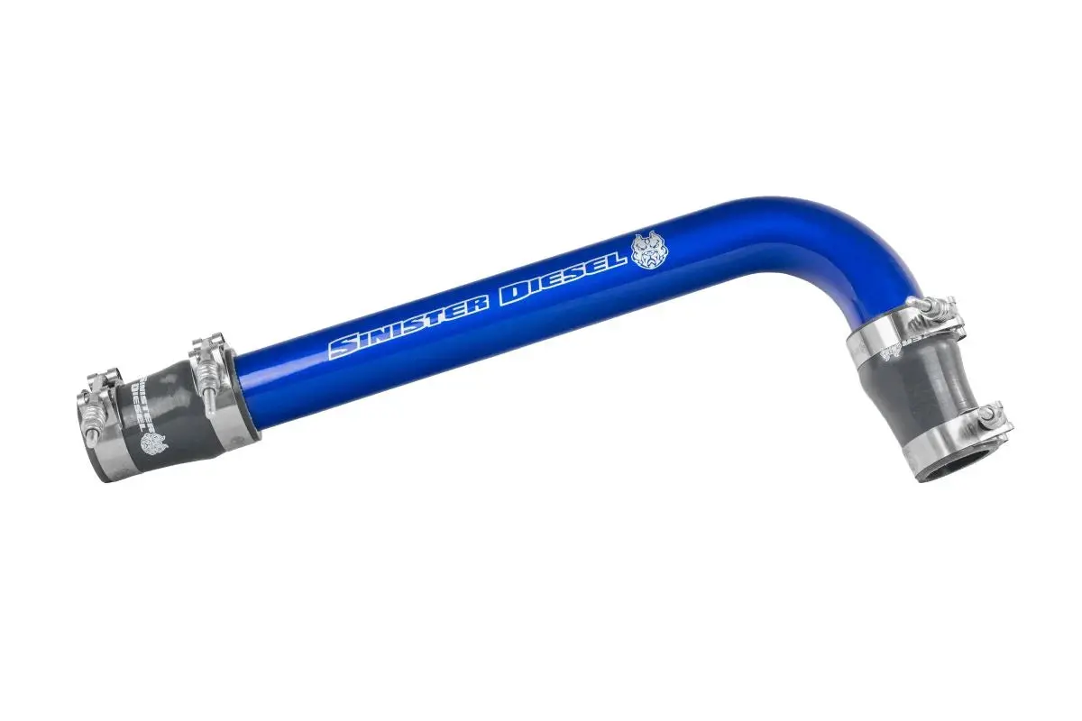 Sinister Diesel | 2010-2018 Dodge Ram 6.7L Cummins Radiator Pipe - Blue 1