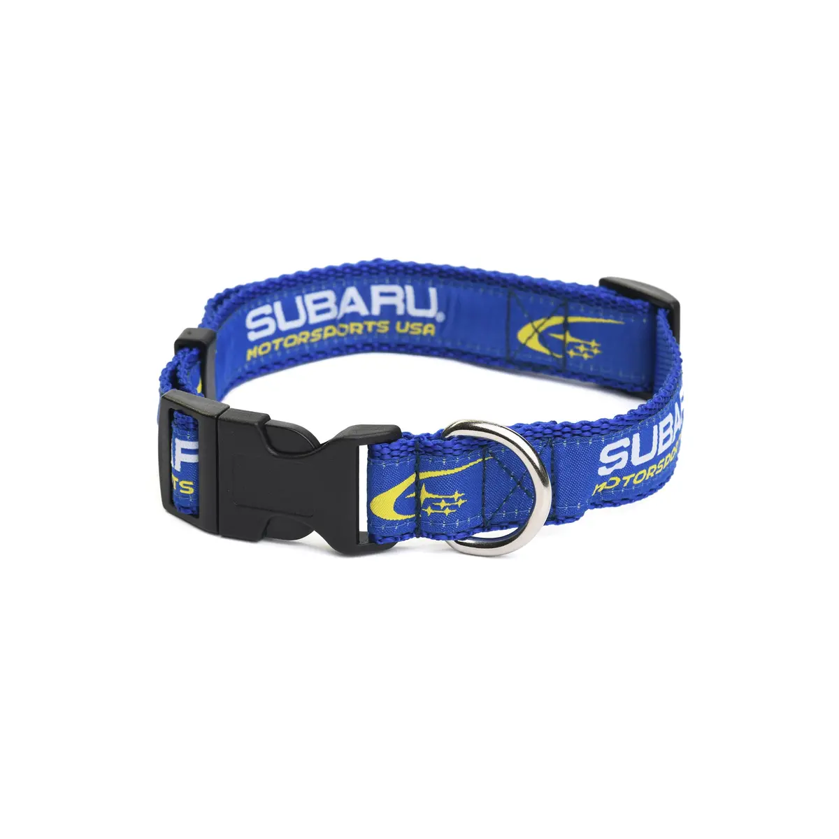 Subaru Motorsports Usa | Woven Pet Collar | Blue 1