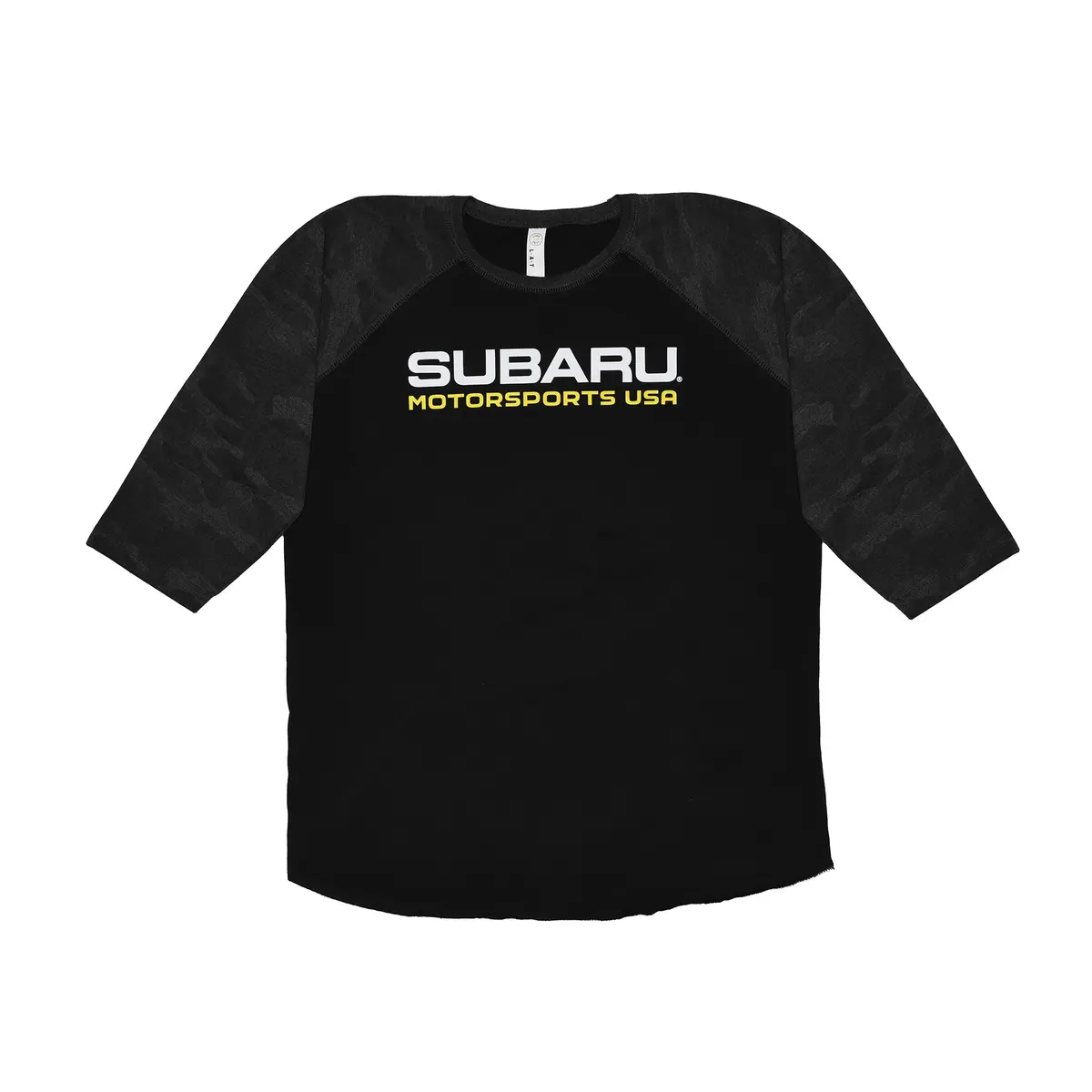 Subaru Motorsports Usa | Youth Raglan Tee | Camo 1