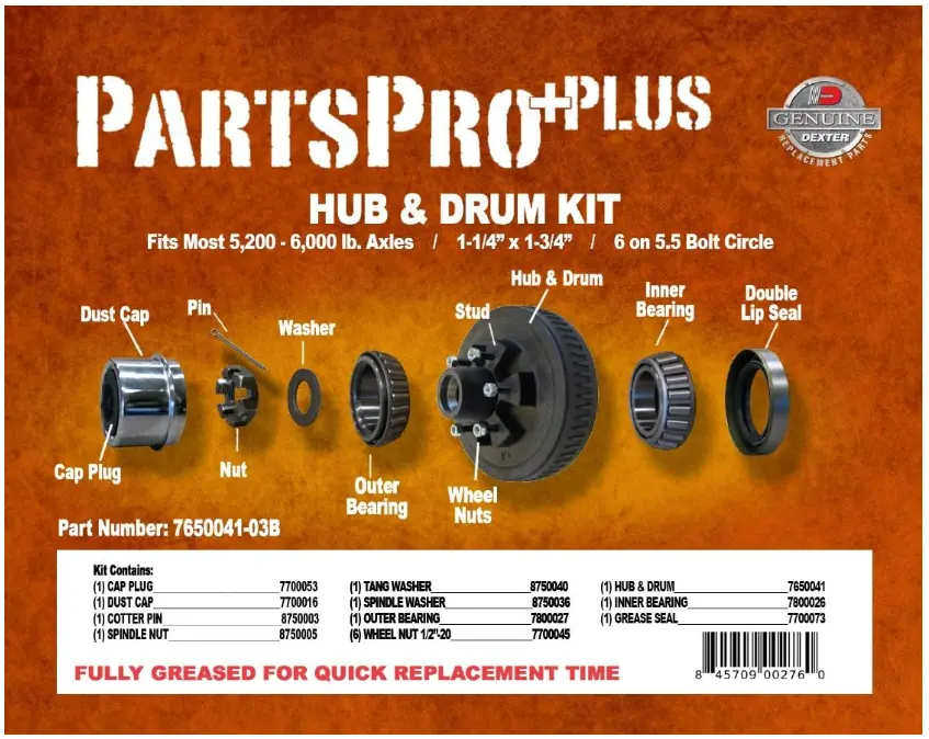 Hub And Drum Kit 5.2- 6K 1