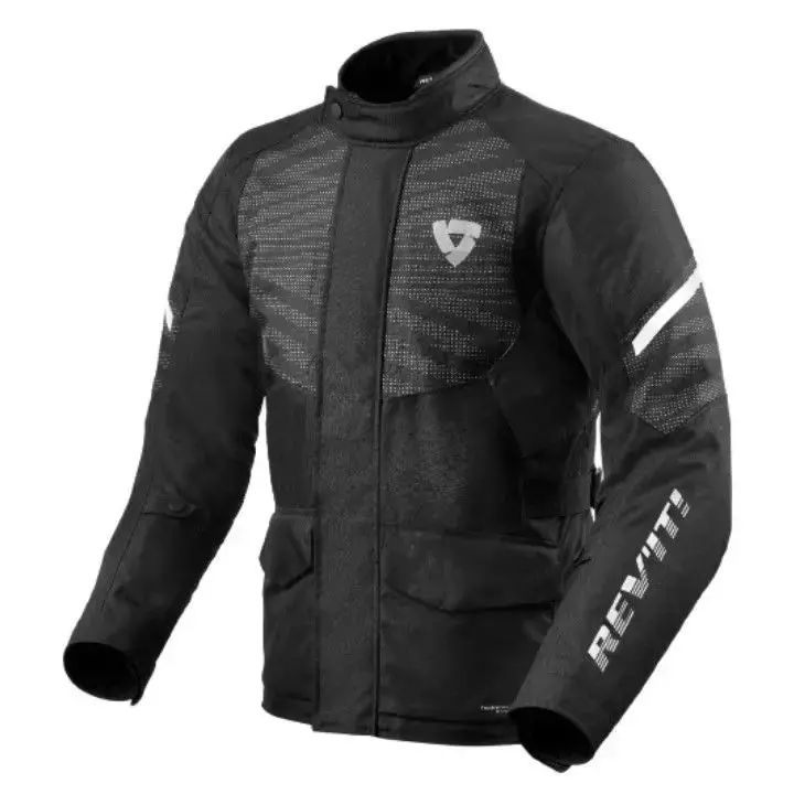 Revit Duke H2o Ce Motorcycle Jacket For Men, Waterproof Tri-Seasonal Gear With Hydratex G-Liner, Perfect For Spring, Autumn, And Winter Rides. 1