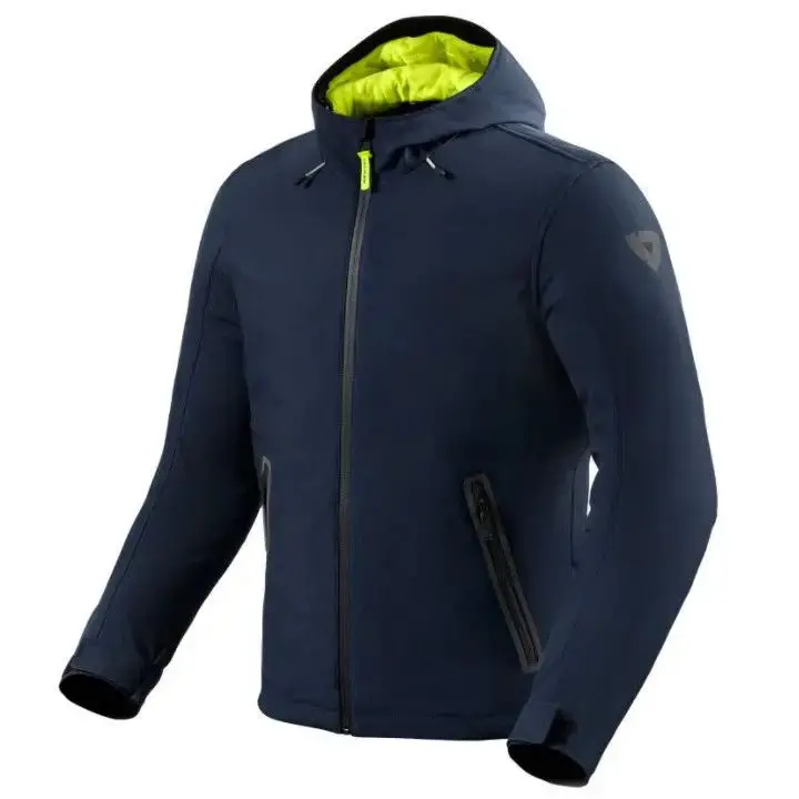 Revit Traffic H2o Ce Urban Jacket For Men, Made Of High-Density Softshell With Waterproof Hydratex Z-Liner, Fixed Thermal Lining, And Removable Ce Protectors For Elbows And Shoulders, Ideal Motorcycle Clothing. 1