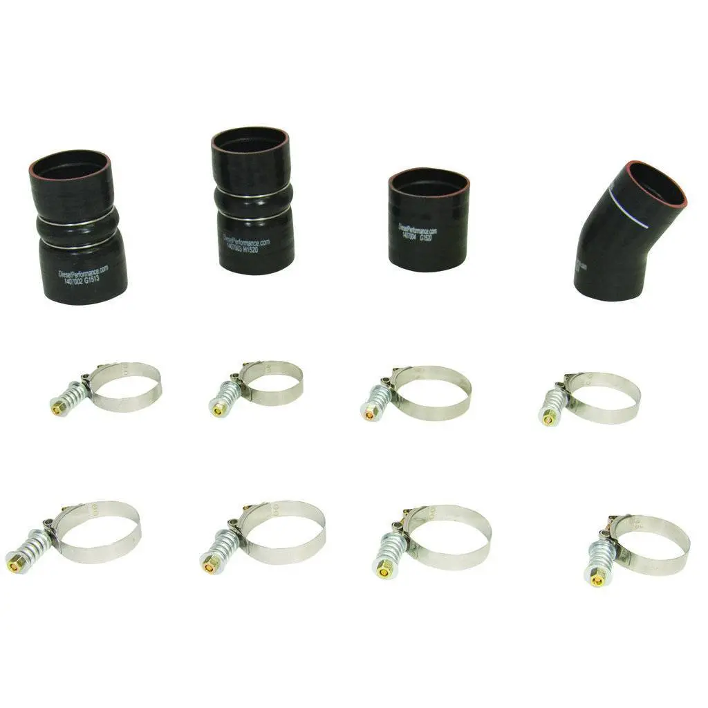 Bd Diesel | 6.0L Powerstroke Intercooler Hose & Clamp Kit Ford 2003-2007 1