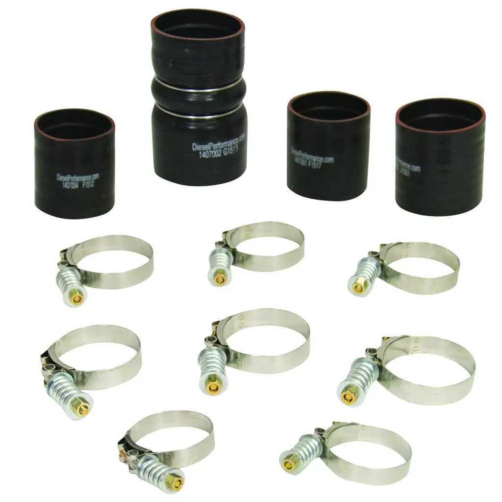 Bd Diesel | 6.4L Powerstroke Intercooler Hose & Clamp Kit Ford 2008-2010 1