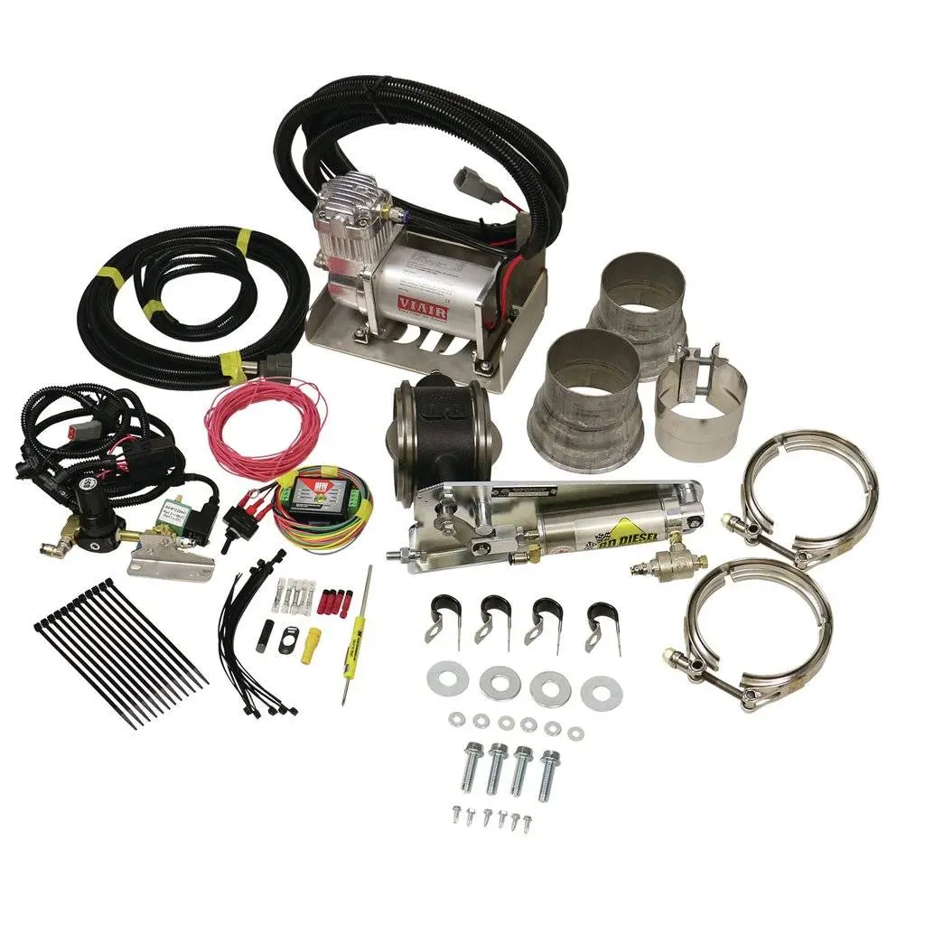 Bd Diesel | Exhaust Brake - Universal 3.5 Inch With Air Compressor 1