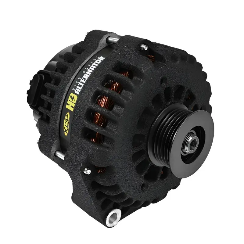 Xdp | 2001-2007 Gm 6.6L Duramax New Wrinkle Black Hd High Output Alternator 1