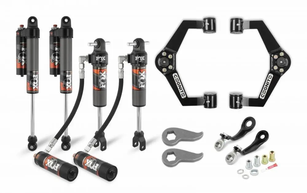 Cognito Motorsports Truck | 3-Inch Elite Leveling Kit With Fox Elite 2.5 Reservoir Shocks For 11-19 Gm Silverado/Sierra 2500/3500 | 210-P0932 1