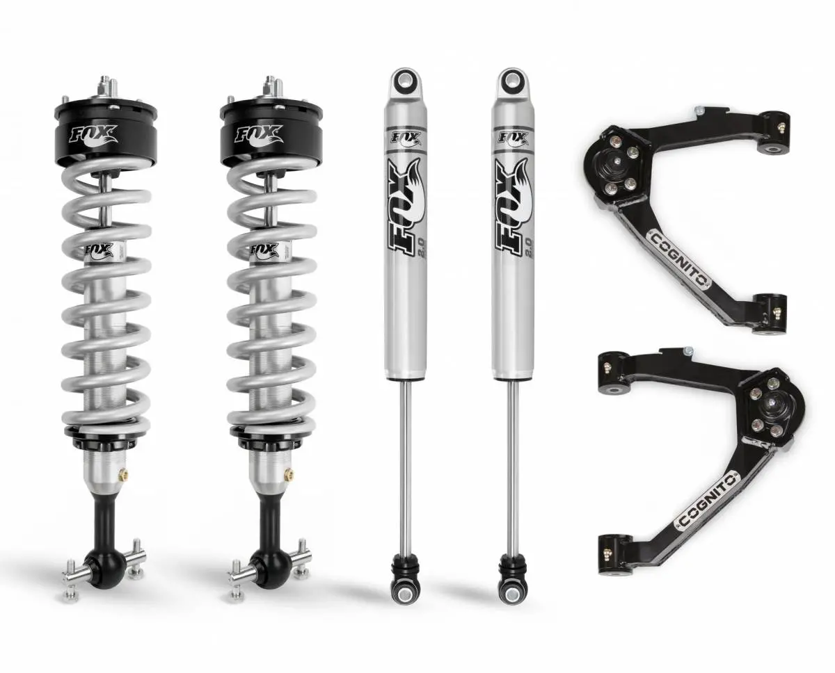 Cognito Motorsports Truck | 3-Inch Performance Leveling Kit With Fox 2.0 Ifp Shocks For 07-18 Gm Silverado/Sierra 1500 2Wd/4Wd With Oem Cast Steel Control Arms | 210-P0957 1