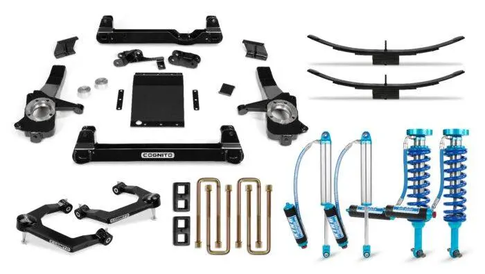 Cognito Motorsports Truck | 6-Inch Elite Lift Kit With King 2.5 Remote Reservoir Shocks For 19-22 Gm Silverado/Sierra 1500 2Wd/ 4Wd | 510-P0955 1