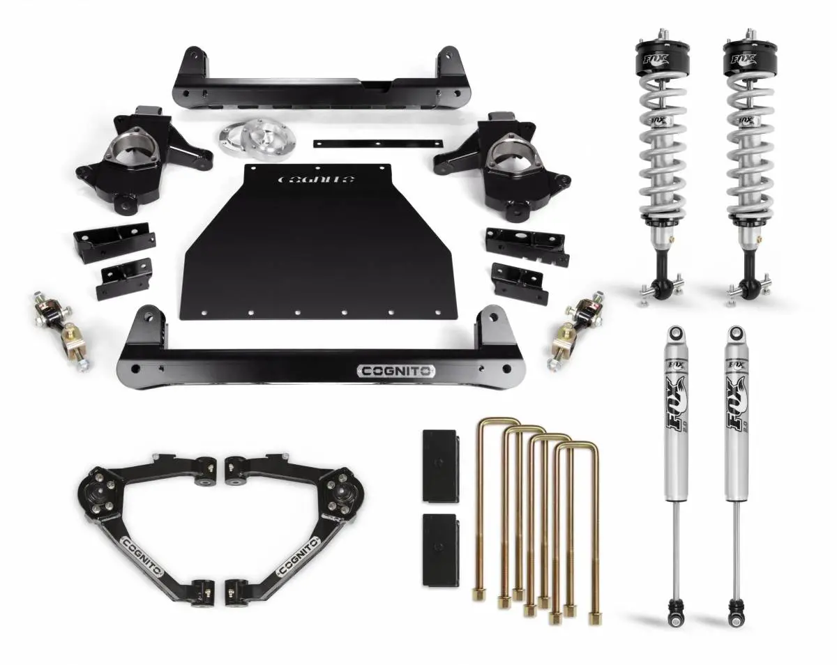 Cognito Motorsports Truck | 6-Inch Performance Lift Kit With Fox Ps Ifp 2.0 Shocks For 14-18 Gm Silverado/Sierra 1500 2Wd/4Wd With Oem Stamped Steel/Cast Aluminum Control Arms | 210-P0965 1