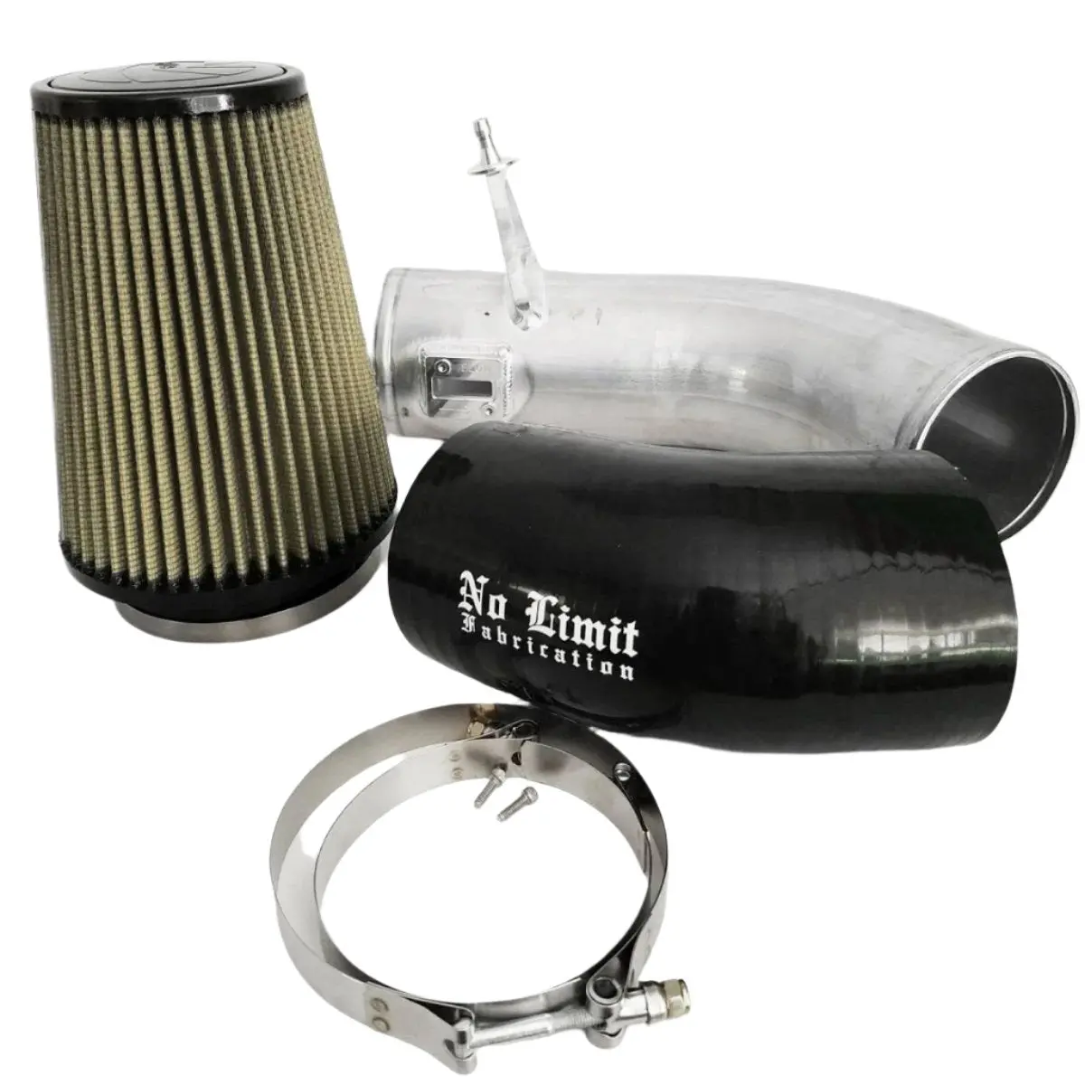 No Limit Fabrication | 2017-2019 Ford 6.7L Power Stroke Cold Air Intake Pg7 Filter - Raw 1