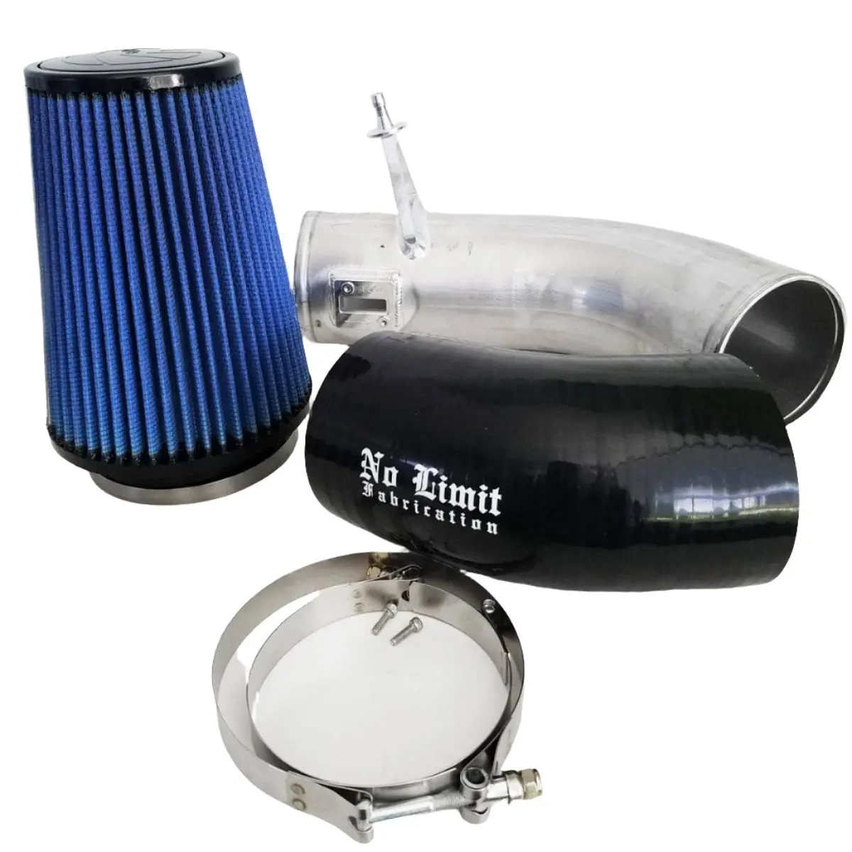 No Limit Fabrication | 2011-2016 Ford 6.7L Power Stroke Cold Air Intake Raw Oiled Filter Stage 2 1