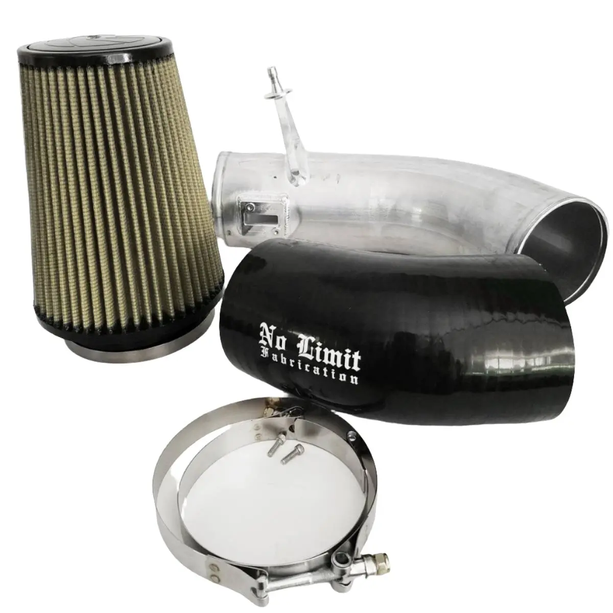 No Limit Fabrication | 2011-2016 Ford 6.7L Power Stroke Cold Air Intake Raw Pg7 Filter Stage 2 1