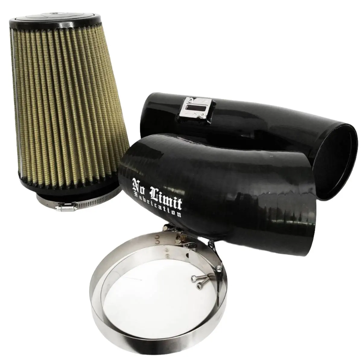 No Limit Fabrication | 2011-2016 Ford 6.7L Power Stroke Cold Air Intake Black Pg7 Filter Stage 1 1