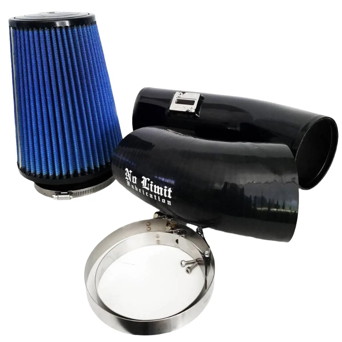 No Limit Fabrication | 2011-2016 Ford 6.7L Power Stroke Cold Air Intake Black Oiled Filter Stage 1 1