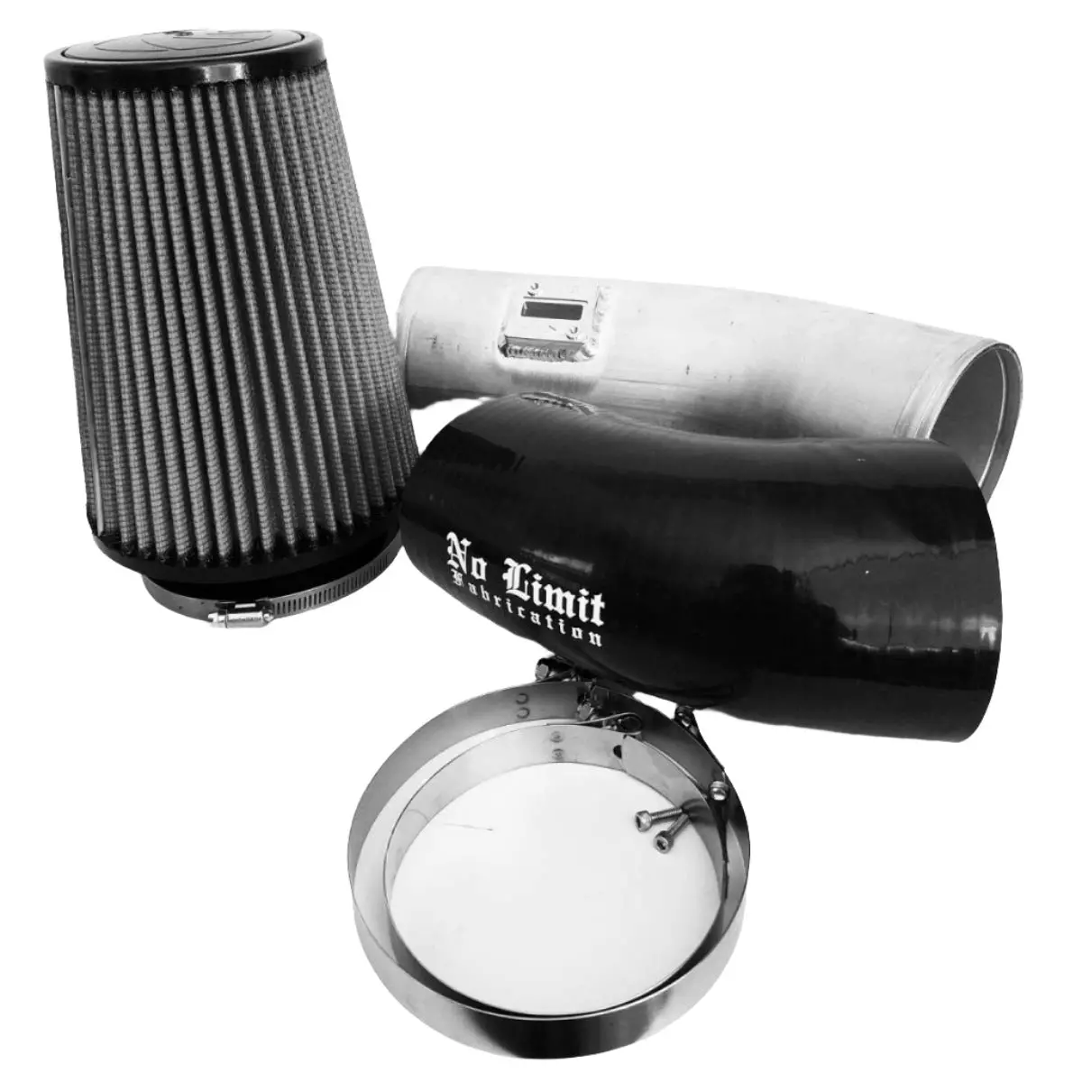 No Limit Fabrication | 2011-2016 Ford 6.7L Power Stroke Cold Air Intake Black Dry Filter Stage 1 1