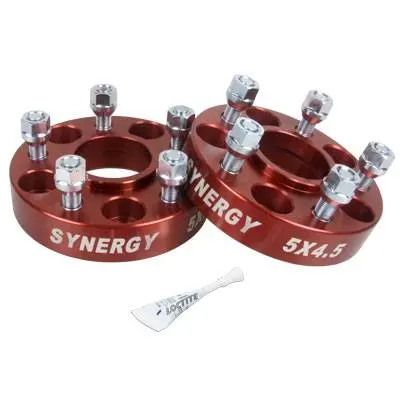 Synergy | Jeep Hub Centric Wheel Spacers 5X4.5-1.25 Inch Width 1/2-20 Unf Stud Size 1