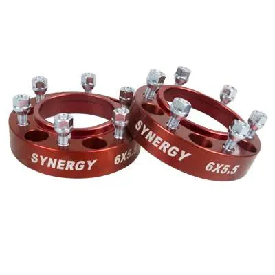 Synergy | Hub Centric Wheel Spacers 6X5.5-1.50 Inch Width M12x1.50 Stud Size 1