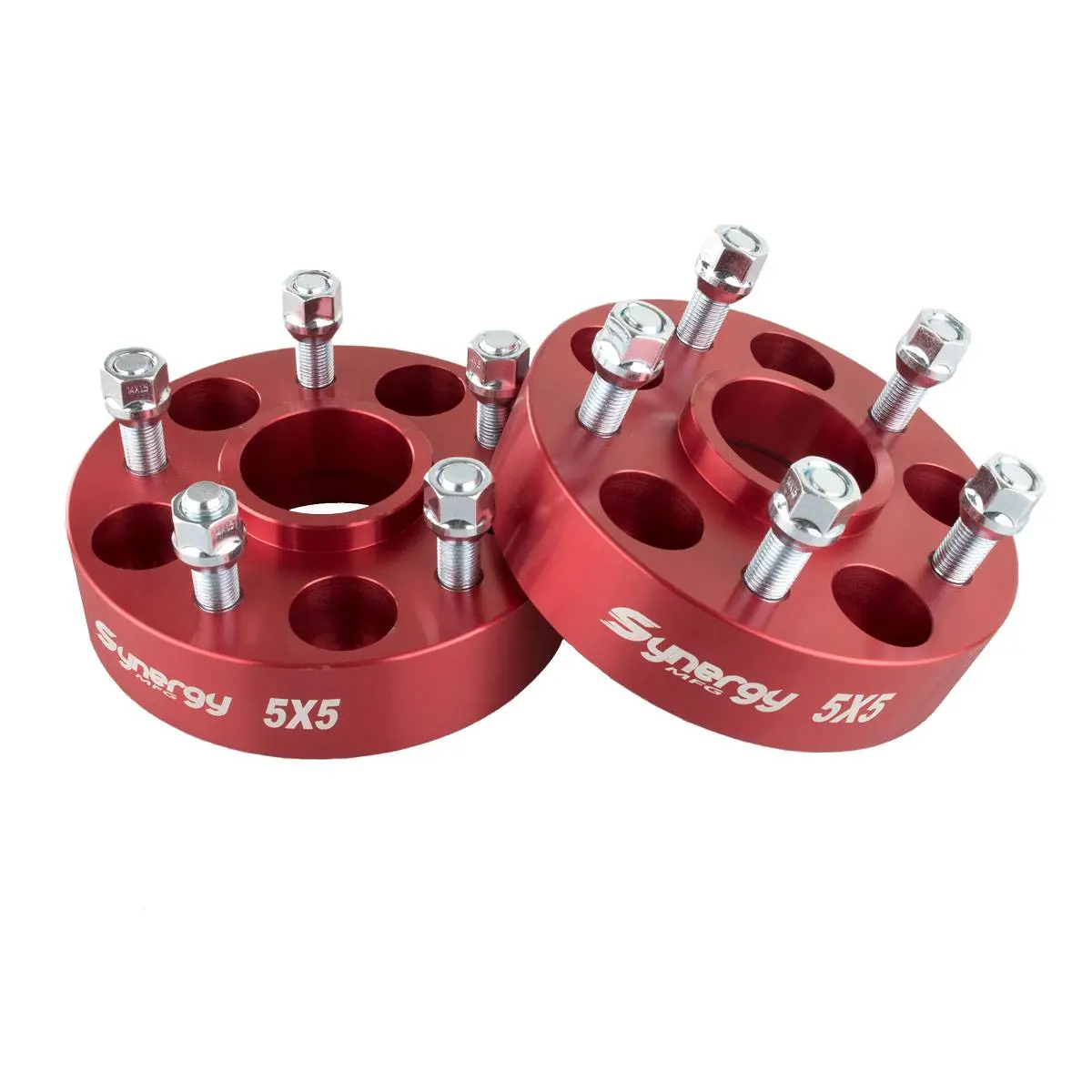 Synergy | Jeep Jl Hub Centric Wheel Spacers 5X5-1-3/4 Inch Width M14 X 1.50 Stud Size Wrangler Jl 1