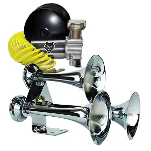 Pacbrake | Premium Triple Train Horn Kit W/ Air Horn Kit (Hp10254) And Onboard Air Kit (Hp10163) 1