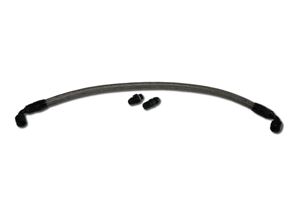G&R Diesel | 2003-2018 Dodge Ram 5.9L / 6.7L Cummins S300 / S400 Turbo Oil Supply - High Mount 22 Inch Line 1