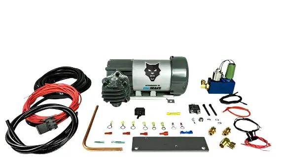 Pacbrake | 12V Hp625 Series Heavy Duty Air Compressor Kit W/ Hp10625h Air Compressor The Entire Unloader Block Assembly Kit W/ Pre-Built Harnesses Kit Hp10116 1