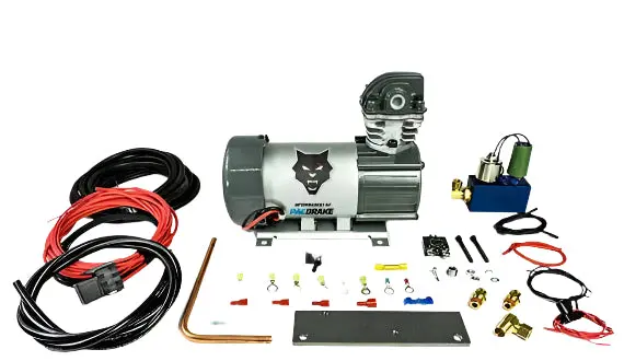 Pacbrake | 12V Hp625 Series Preminum Heavy Duty Air Compressor Kit Vertical Pump Head Hp10625v Air Compressor Entire Unloader Block Assembly Kit With Pre-Built Harnesses Kit Hp10116 1