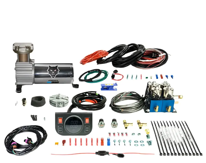 Pacbrake | Premium In Cab Control Kit For Independent Electric Air Spring Activation With Digital Gauge 1