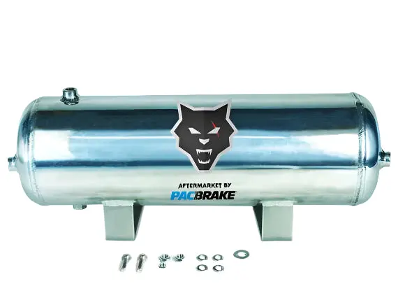 Pacbrake | 2.5 Gallon Aluminum Basic Air Tank Kit Tank And Hardware Only 1