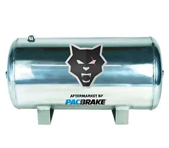 Pacbrake | 5 Gallon Aluminum Basic Air Tank Kit Tank And Hardware Only 1