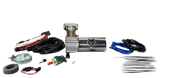 Pacbrake | 12V Hp325 Series Premium Air Compressor Kit Consists Of Air Compressor Pre-Built Wiring Harnesses And Required Hardware 1