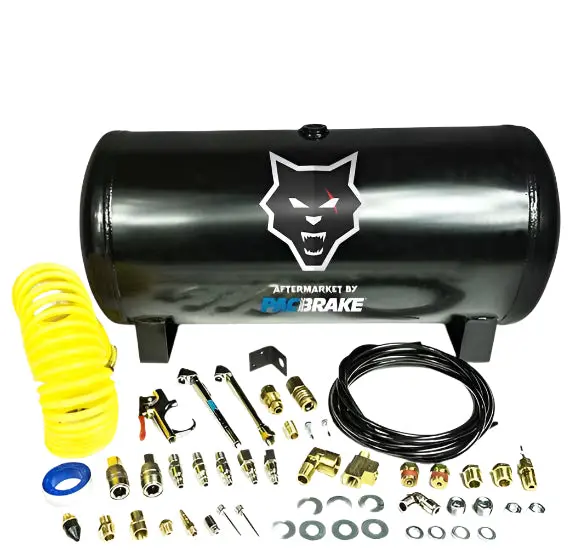 Pacbrake | 5 Gallon Carbon Steel Premium Air Tank Kit Consists Of An Air Tank And Required Hardware 1