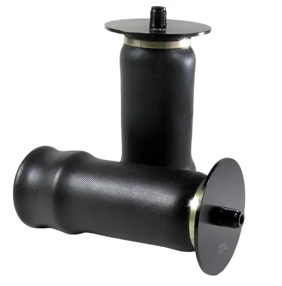 Pacbrake | Heavy Duty Sleeve Style Replacement Air Spring 1 Piece Aluminum End Caps 1