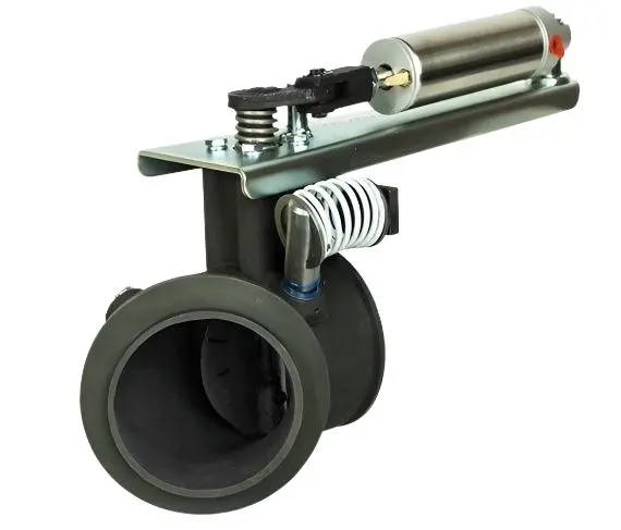 Pacbrake | Direct Mount 4 Inch Prxb High Performance Exhaust Brake Only For Dodge Ram 03-04 Cummins 5.9L Isb 24 Valve W/ Standard And 47Re / 48Re Automatic Transmission Upgrade Replaces Fixed Orifice Exhaust Brake 1