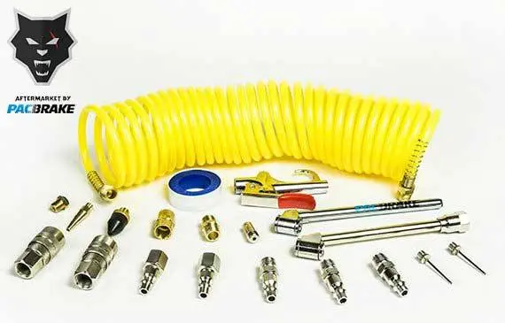 Pacbrake | Air Tank Curly Hose And Accessory Kit 25 Foot Hose 1