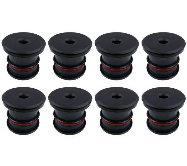 S&B | 2008-2016 Ford F-250 / F-350 Power Stroke 6.4L / 6.7L Crew Cab 8 Piece Silicone Body Mount Kit 1