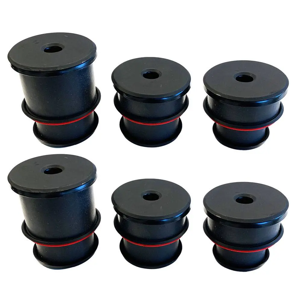 S&B | 1980-1996 Ford F-150 And 1980-1997 F-250 / F-350 6 Piece Silicone Body Mount Kit 1