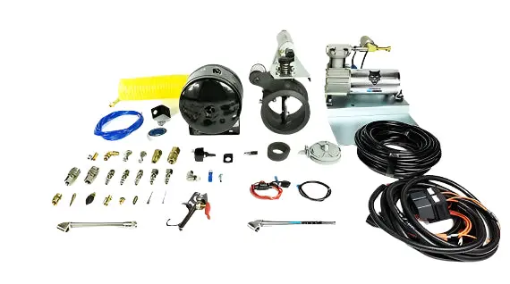 Pacbrake | 1994-1998 Dodge Ram 5.9L Cummins In Line Mount 4 Inch Prxb High Performance Exhaust Brake Kit W/ Standard Transmission 1