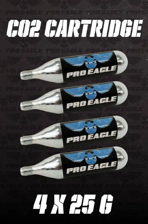 Pro Eagle | Pack Of 4 C02 Cartridges 1