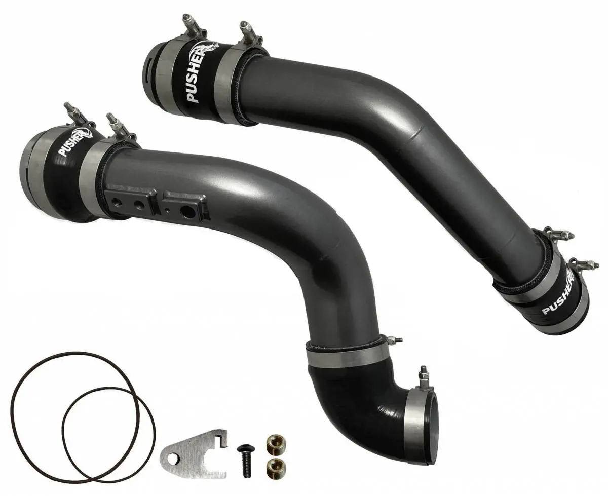 Pusher | 2017-2022 Ford F250 / F350 6.7L Power Stroke W/ Throttle Valve Adapter 3 Inch Hot & Cold Side Charge Tubes 1