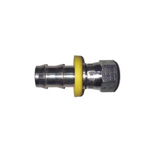 Glacier Diesel Power | Parker -6An Female Swivel X 1/2 Inch Pushlock Fitting (Steel) 1