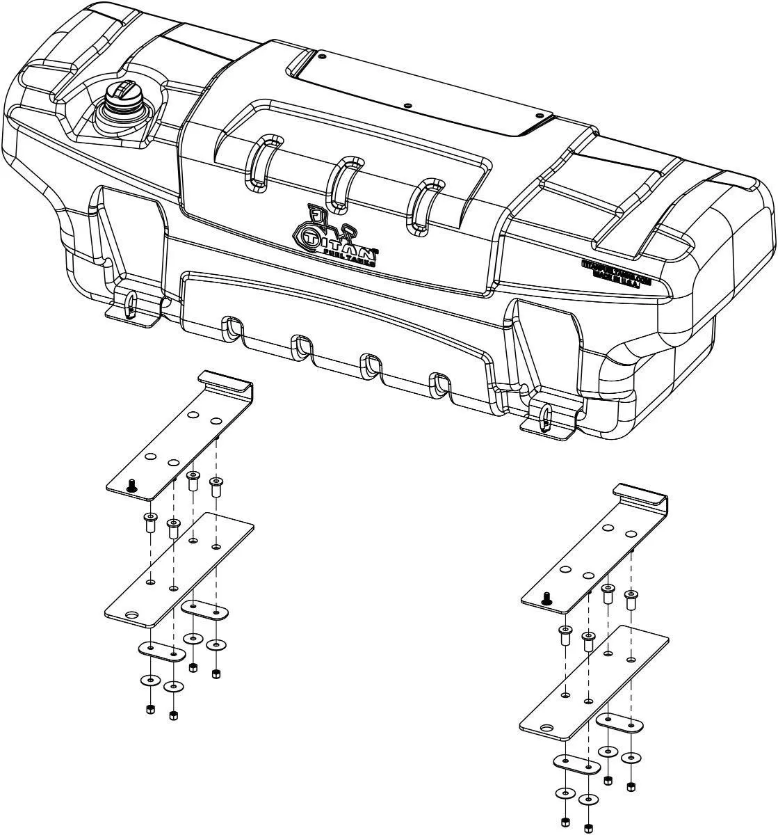 Titan Fuel Tanks | Aluminum Body Insulator Kit 1