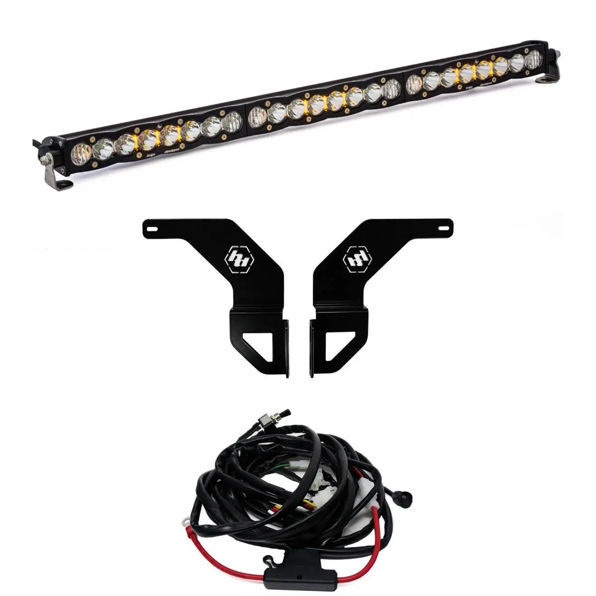 Baja Designs | 2016-2023 Toyota Tacoma Clear S8 30 Inch Front Bumper Light Kit 1