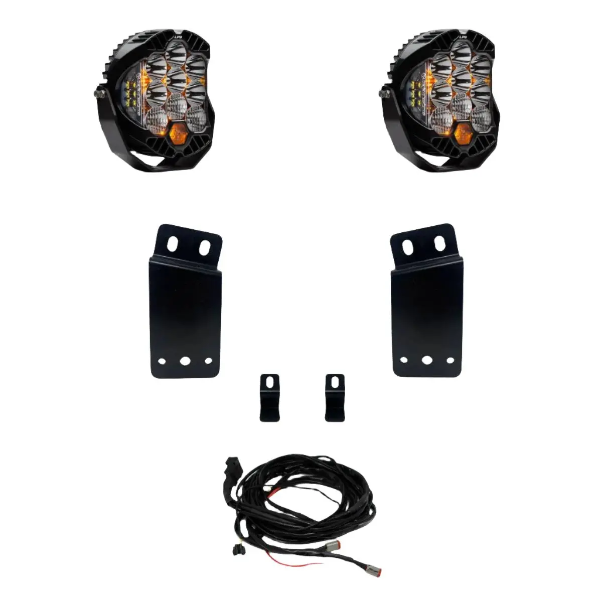 Baja Designs | 2021-2024 Dodge Ram 1500 Trx Lp9 Pro Clear Driving / Combo Bumper Light Kit 1