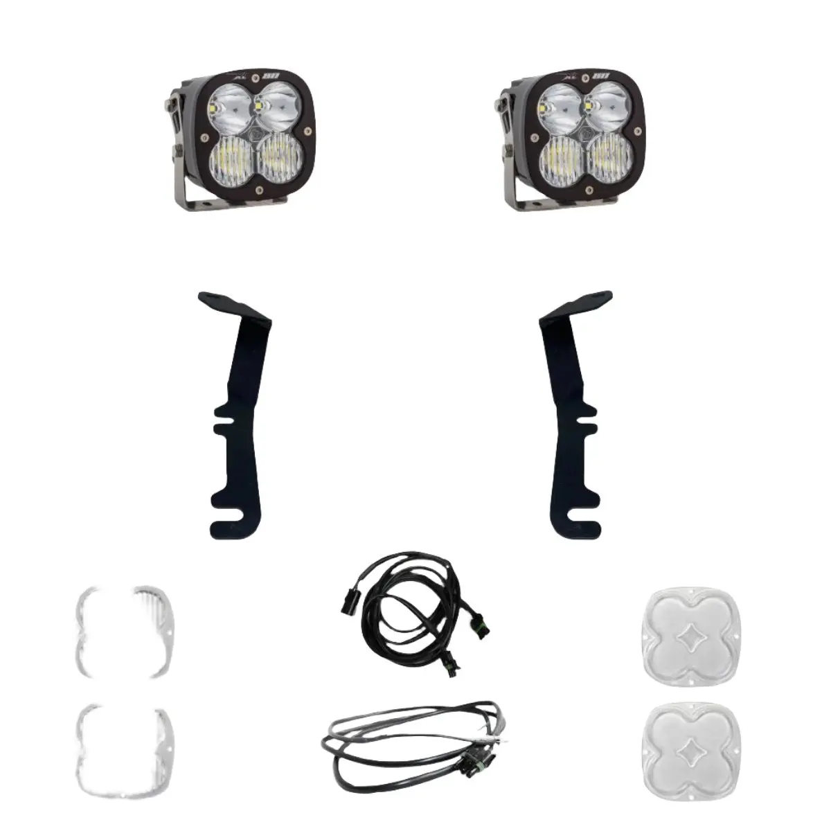 Baja Designs | 2021-2024 Dodge Ram 1500 Trx Xl80 Clear Driving / Combo A-Pillar Light Kit 1