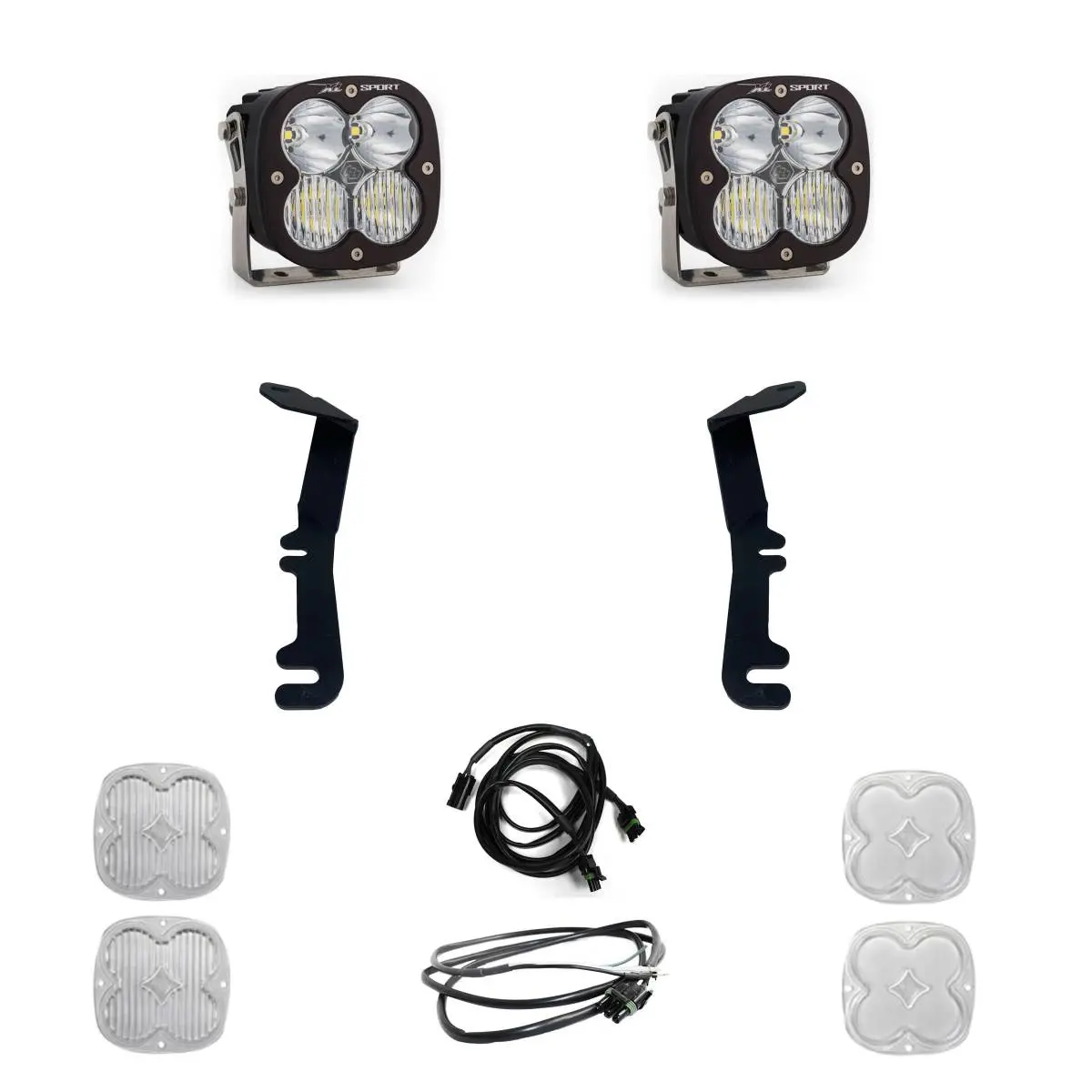 Baja Designs | 2021-2024 Dodge Ram 1500 Trx Xl Sport Clear Driving / Combo A-Pillar Light Kit 1