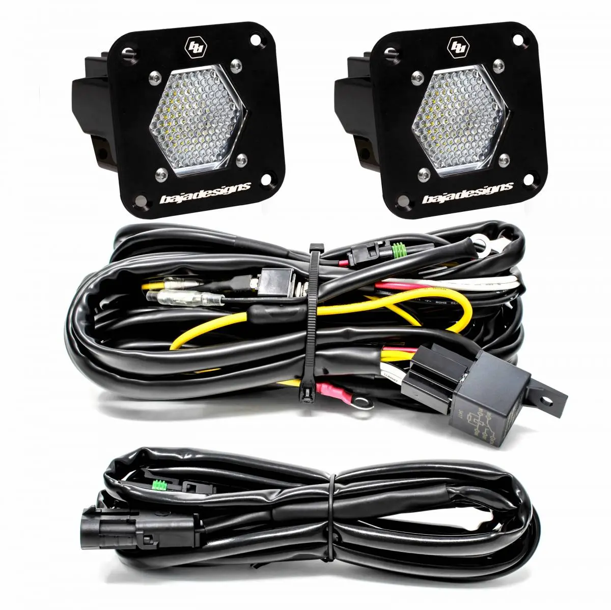 Baja Designs | S1 Pair Work / Scene Led Flush Mount Reverse Light Kit | 387809 1