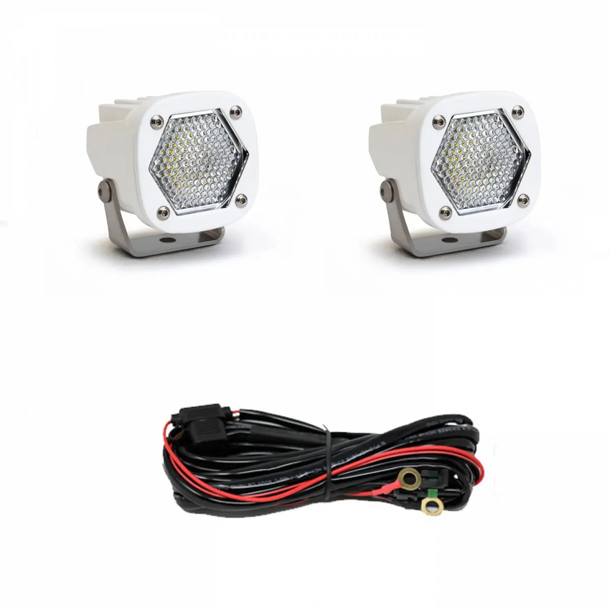 Baja Designs | White S1 Work / Scene Led Pair | 387806Wt 1