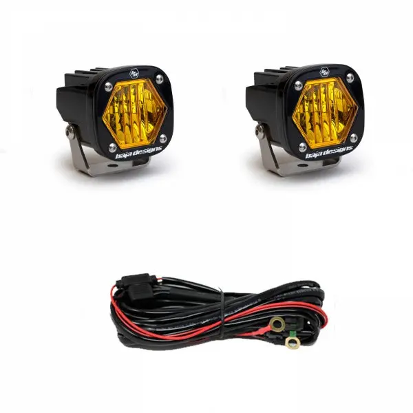 Baja Designs | S1 Amber Wide Cornering Led Light Pair 1